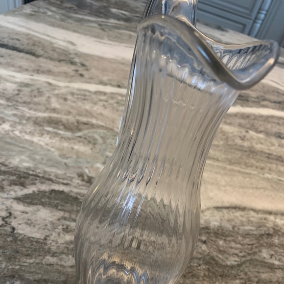 Orrefors Swedish Crystal Handblown Harmony Pitcher. Pristine Condition. Signed. - Picture 9 of 11